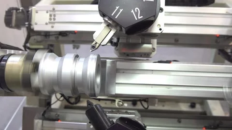 Lathe industrial machine 库存影片 90103941