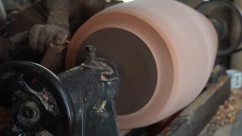 Lathe Machine Stock Footage 340763112