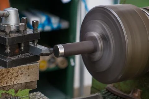 Lathe machine Stock Photos