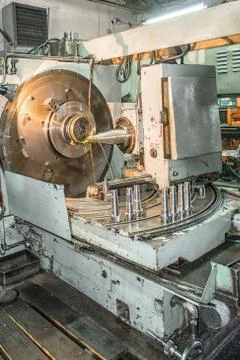 Lathe machine Stock Photos