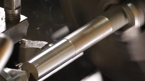Lathe machining Stock Footage 281074579