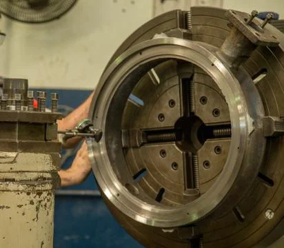 Lathe Foto stock