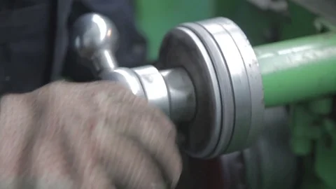 Lathe setting Stock Footage 84884308