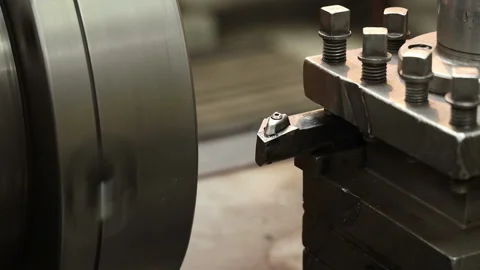 Lathe for sharpening tools in operation Stock Footage 170714850