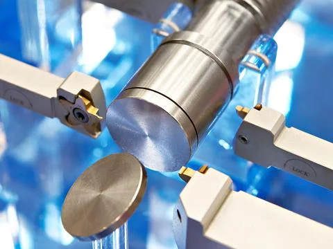 Lathe tool cutter with inserts Stock Photos