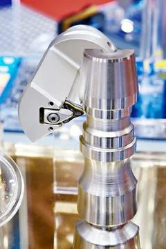 Lathe tool cutter with inserts Stock Photos