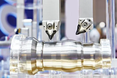 Lathe tool cutter with inserts Stock Photos