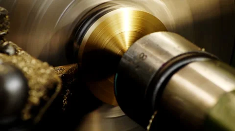 Lathe tool in function Stock Footage 27624293