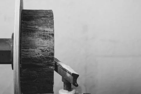 Lathe on a tree Stock Photos