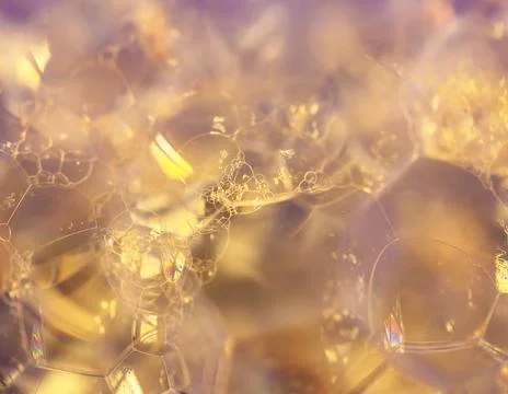 Lather. Abstract Background from Bubbles and Soap Foam.  Foto stock