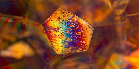 Lather. Abstract Background from Bubbles and Soap Foam.  Stock Photos