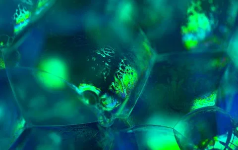 Lather. Abstract Background from Bubbles and Soap Foam.  Stock Photos