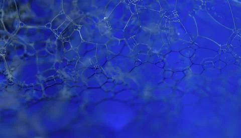 Lather. Abstract Background from Bubbles and Soap Foam.  Stock Photos