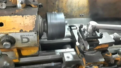 Lathering iron in the workshop Stock Footage 167634713