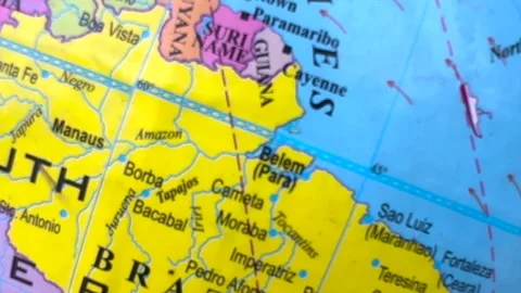 Latin America map Stock Footage 325711100