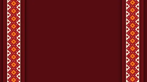 Latin American Ethnic Pattern Background for Hispanic Heritage Month Celebr.. Video stock 342833125