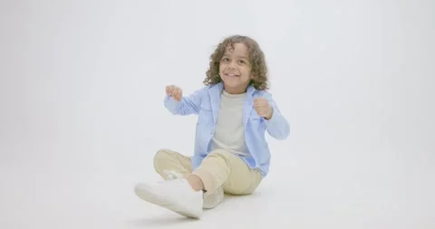 Latin boy Fake Crying Stock Footage 245471711