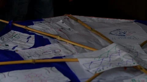 Latin children in class doing arts and crafts at school in Guatemala Stock Footage 115191257