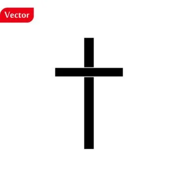 Latin cross icon. Elements of cross icon. Premium quality graphic design. Sig Stock Illustration
