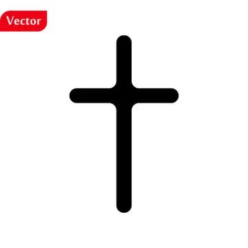 Latin cross icon. Elements of cross icon. Premium quality graphic design. Sig Stock Illustration