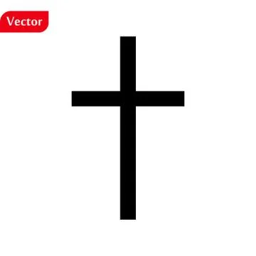 Latin cross icon. Elements of cross icon. Premium quality graphic design. Sig Stock Illustration