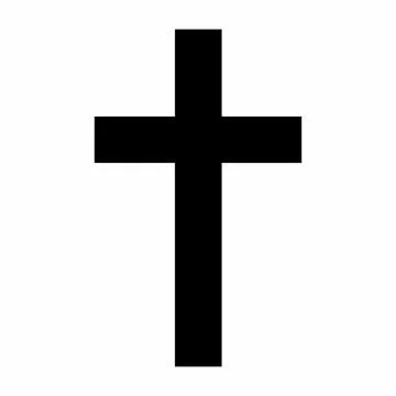 Latin Cross icon Stock Illustration