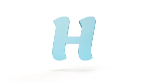 Latin Letter H to I Dynamic Transition Stock Footage 252641751