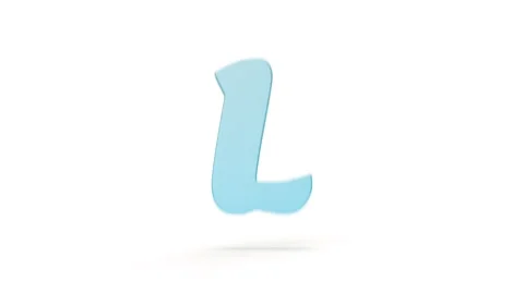 Latin Letter L to M Dynamic Transition Stock Footage 252642023