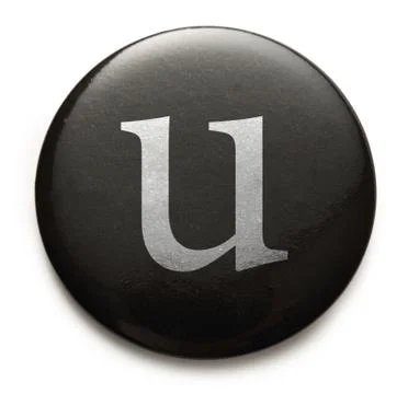 Latin letter u Foto stock
