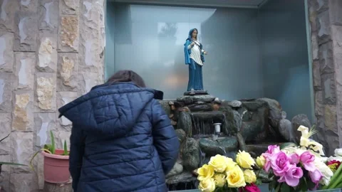 Latin virgin mary Video stock 238048482