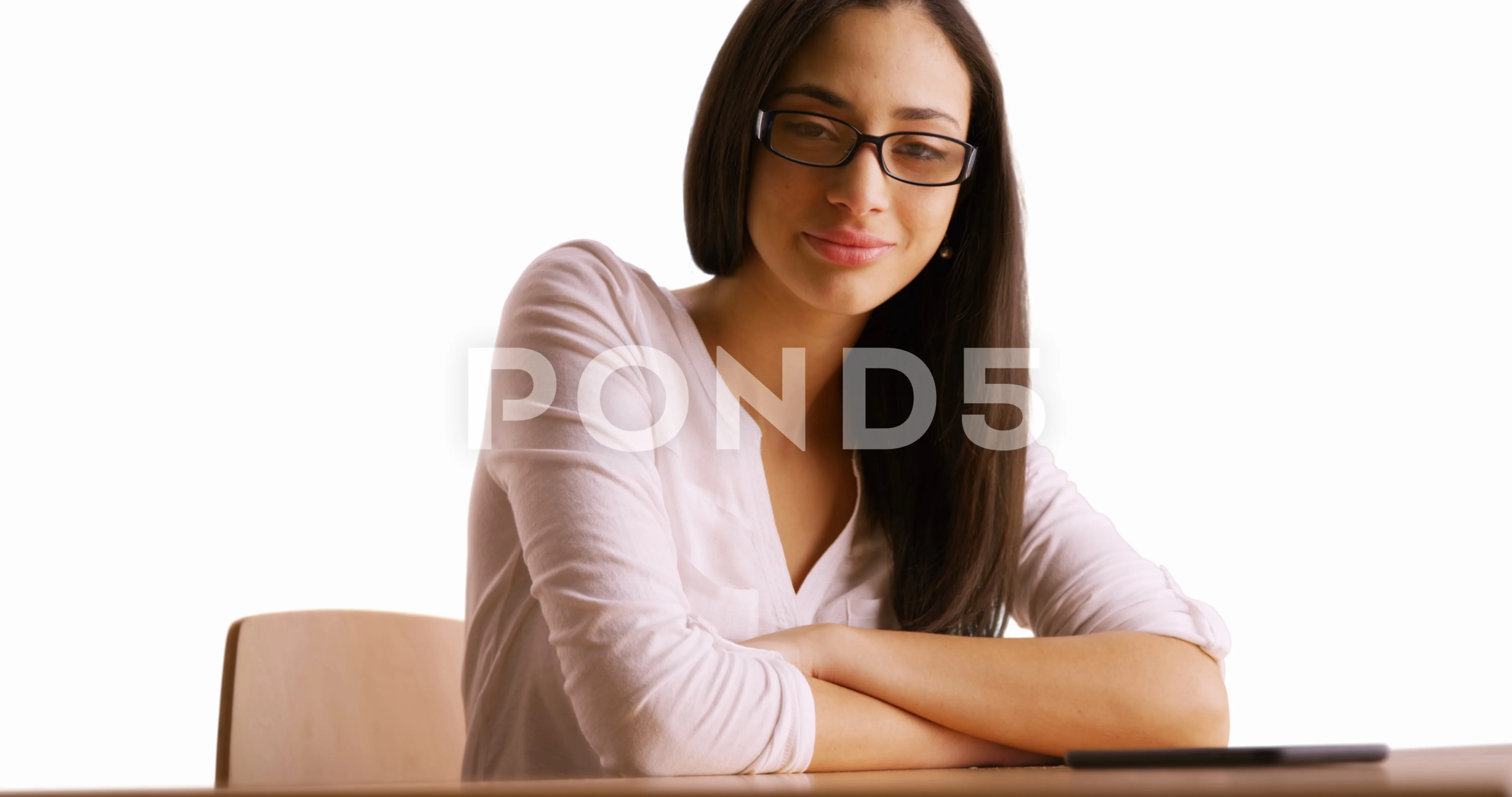 Premium Photo | Business woman wearing white shirt standing and doing  various poses