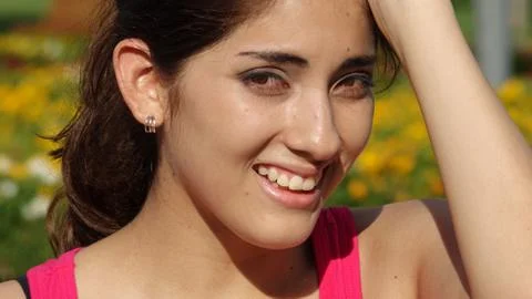 Latina Female Memory Problems 스톡 사진