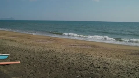 LATINA, ITALY - APRIL 18, 2026: Marina di Latina beach Stock Footage 344014953