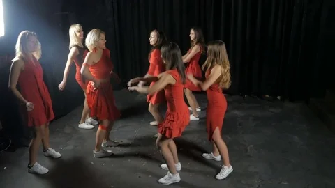 Latino dancers performance (part 2c) Stock Footage 83787560