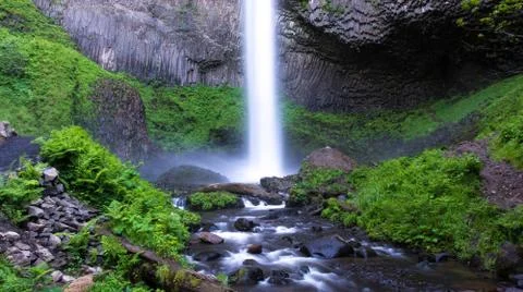 Latourell Falls Stock Photos