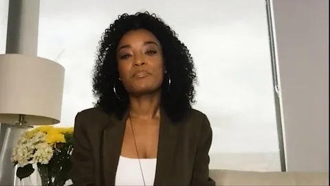 LaToya Tonodeo talks about spin-off show Power Book II: Ghost - 2020 Stock Footage 139330568