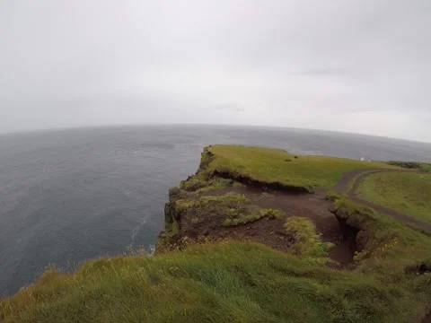 Latrabjarg Cliffs, Iceland Stock Footage 135673020