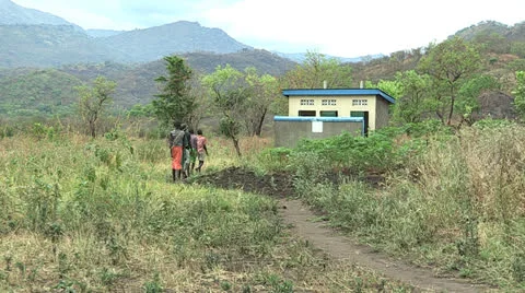 Latrines at Schools Stock Footage 23089030