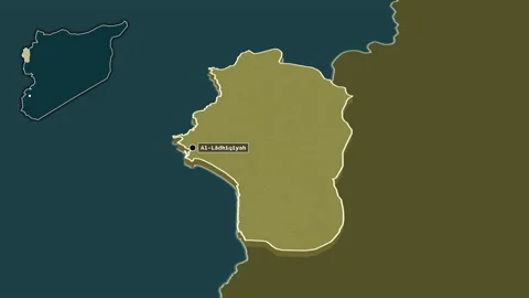 Lattakia, Syria, extruded. Pattern Video stock 168166279