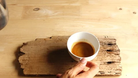 Latte art coffee Stock Footage 92055744