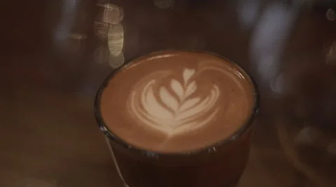 Latte Art Stock Footage 47787952