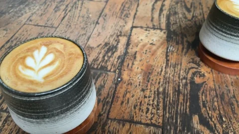 Latte Art Stock Footage 230424281