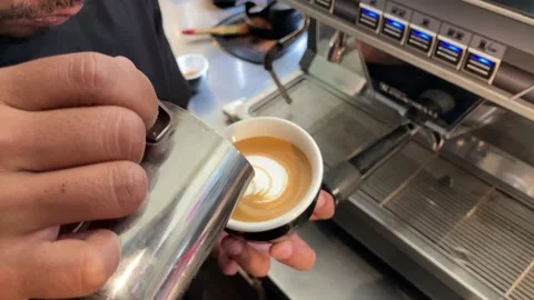 Latte Art Stock Footage 231368433