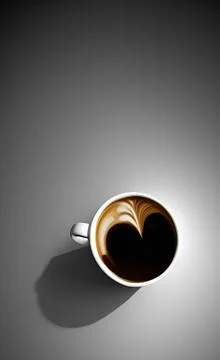 Latte Art Stock Illustration