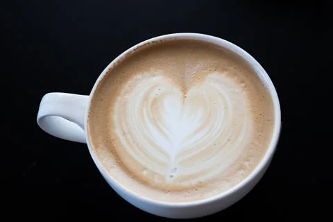 Latte art Stock Photos
