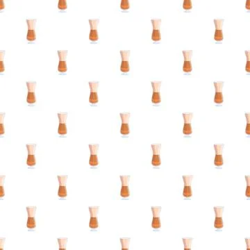 Latte coffee drinks repeating seamless pattern design Stock Illustration