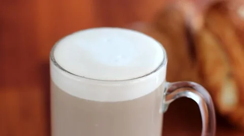 Latte  coffee Stock Footage 47262306
