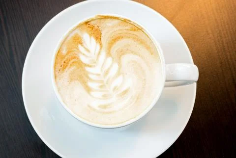 Latte coffee Foto stock