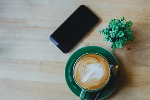 Latte coffee 스톡 사진