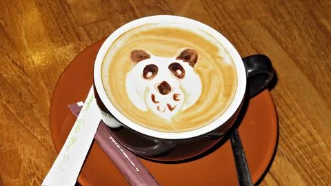 Latte in the evening Stock Photos